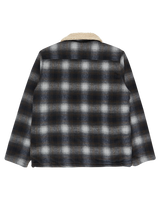 The Billabong Mens Hills Sherpa Jacket in Raven