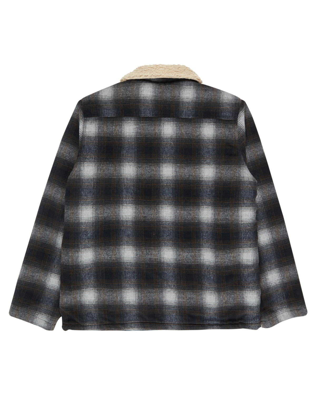 The Billabong Mens Hills Sherpa Jacket in Raven