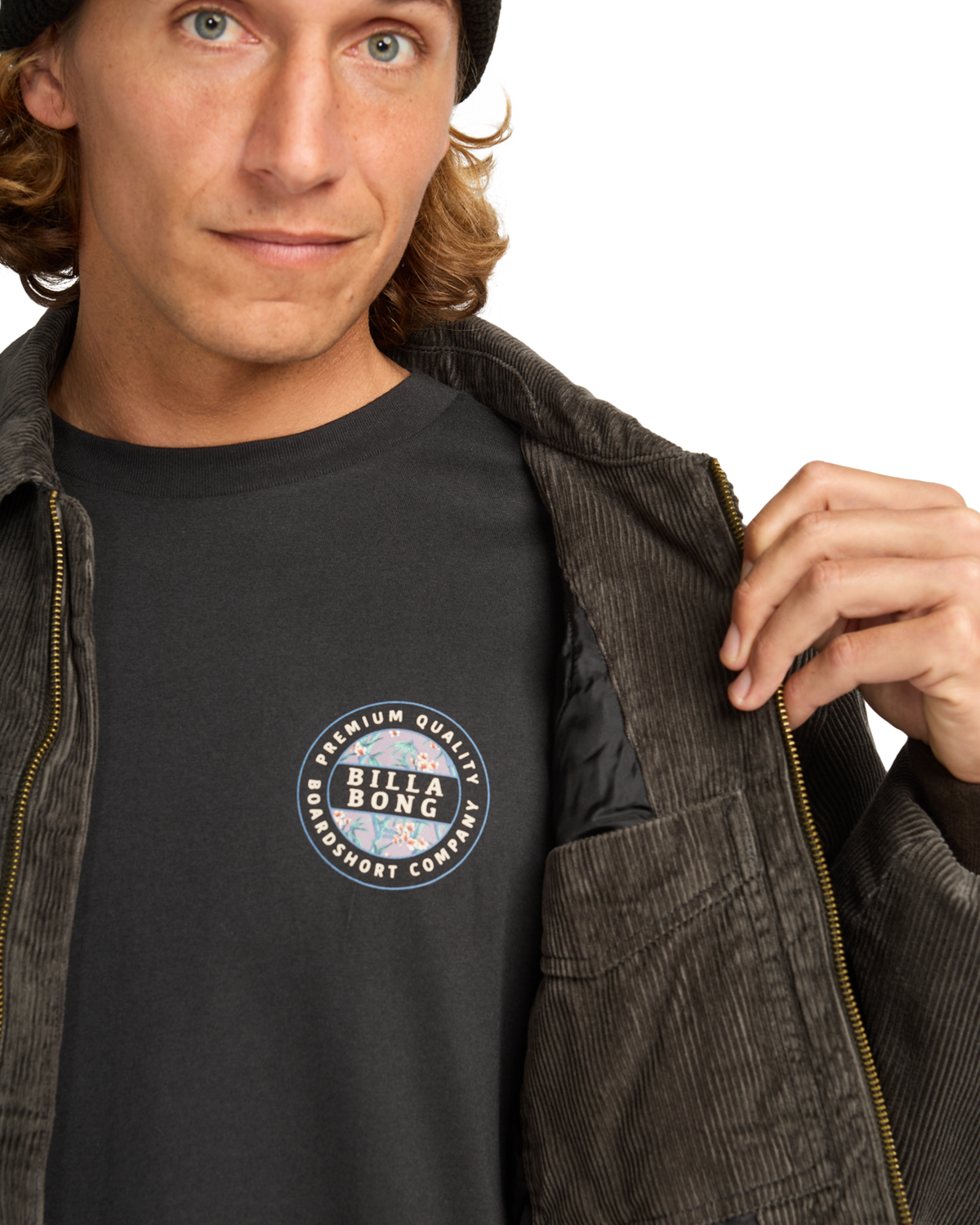 The Billabong Mens Smith Jacket in Raven
