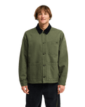 The Billabong Mens Chore Jacket in Riffle Green