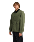 The Billabong Mens Chore Jacket in Riffle Green