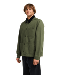 The Billabong Mens Chore Jacket in Riffle Green