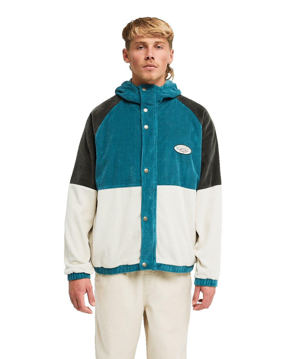 The Billabong Mens Burleigh Jacket in Oatmeal Heather