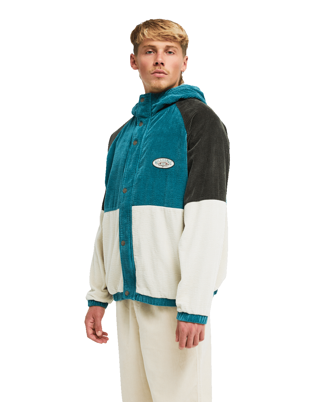 The Billabong Mens Burleigh Jacket in Oatmeal Heather
