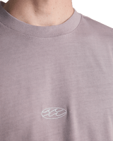 Wave T-Shirt in Purple Ash