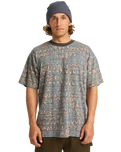 The Billabong Mens Paint Rack T-Shirt in Pewter