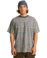 The Billabong Mens Paint Rack T-Shirt in Pewter