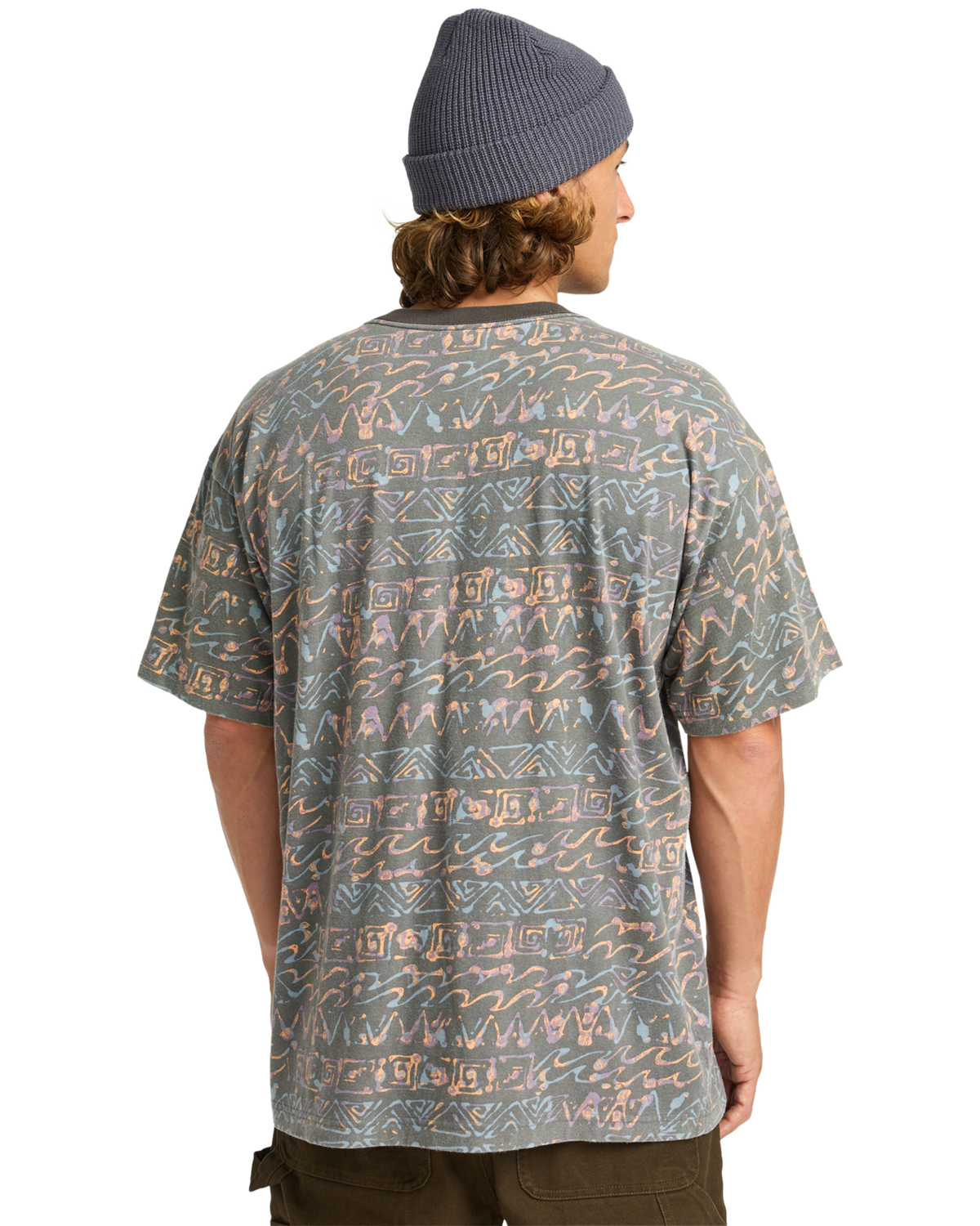 The Billabong Mens Paint Rack T-Shirt in Pewter