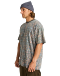 The Billabong Mens Paint Rack T-Shirt in Pewter