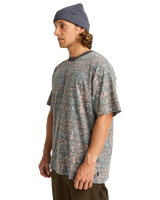 The Billabong Mens Paint Rack T-Shirt in Pewter