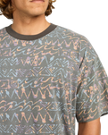 The Billabong Mens Paint Rack T-Shirt in Pewter