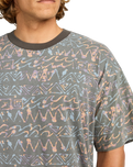 The Billabong Mens Paint Rack T-Shirt in Pewter