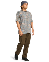 The Billabong Mens Paint Rack T-Shirt in Pewter