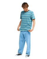 The Billabong Mens Baxter Crew T-Shirt in Real Teal
