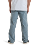 The Billabong Mens Larry Cord Trousers in Washed Blue