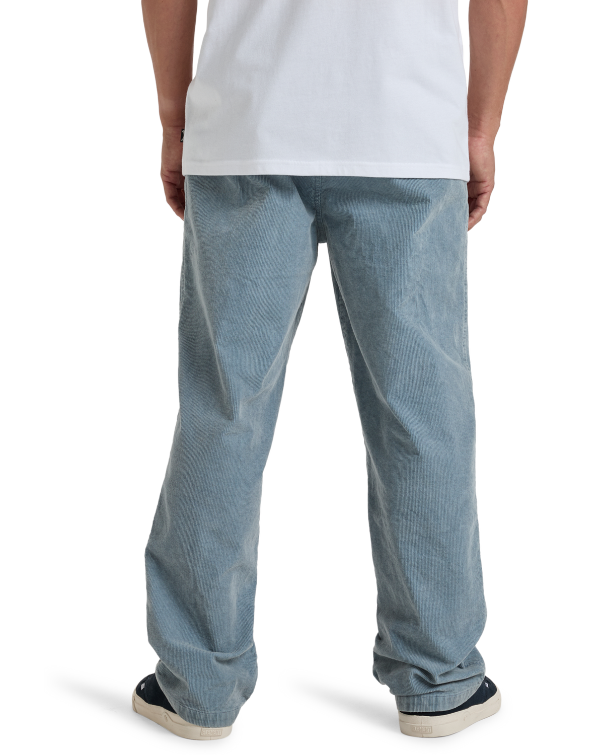The Billabong Mens Larry Cord Trousers in Washed Blue