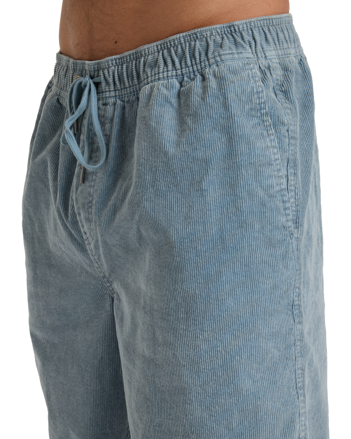 The Billabong Mens Larry Cord Trousers in Washed Blue