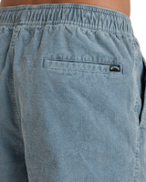 The Billabong Mens Larry Cord Trousers in Washed Blue