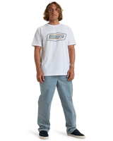 The Billabong Mens Larry Cord Trousers in Washed Blue