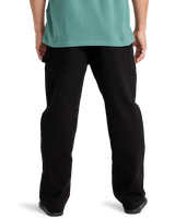 The Billabong Mens Bad Dog Workwear Trousers in Black