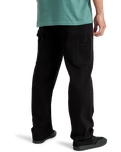 The Billabong Mens Bad Dog Workwear Trousers in Black