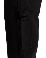 The Billabong Mens Bad Dog Workwear Trousers in Black