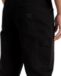 The Billabong Mens Bad Dog Workwear Trousers in Black