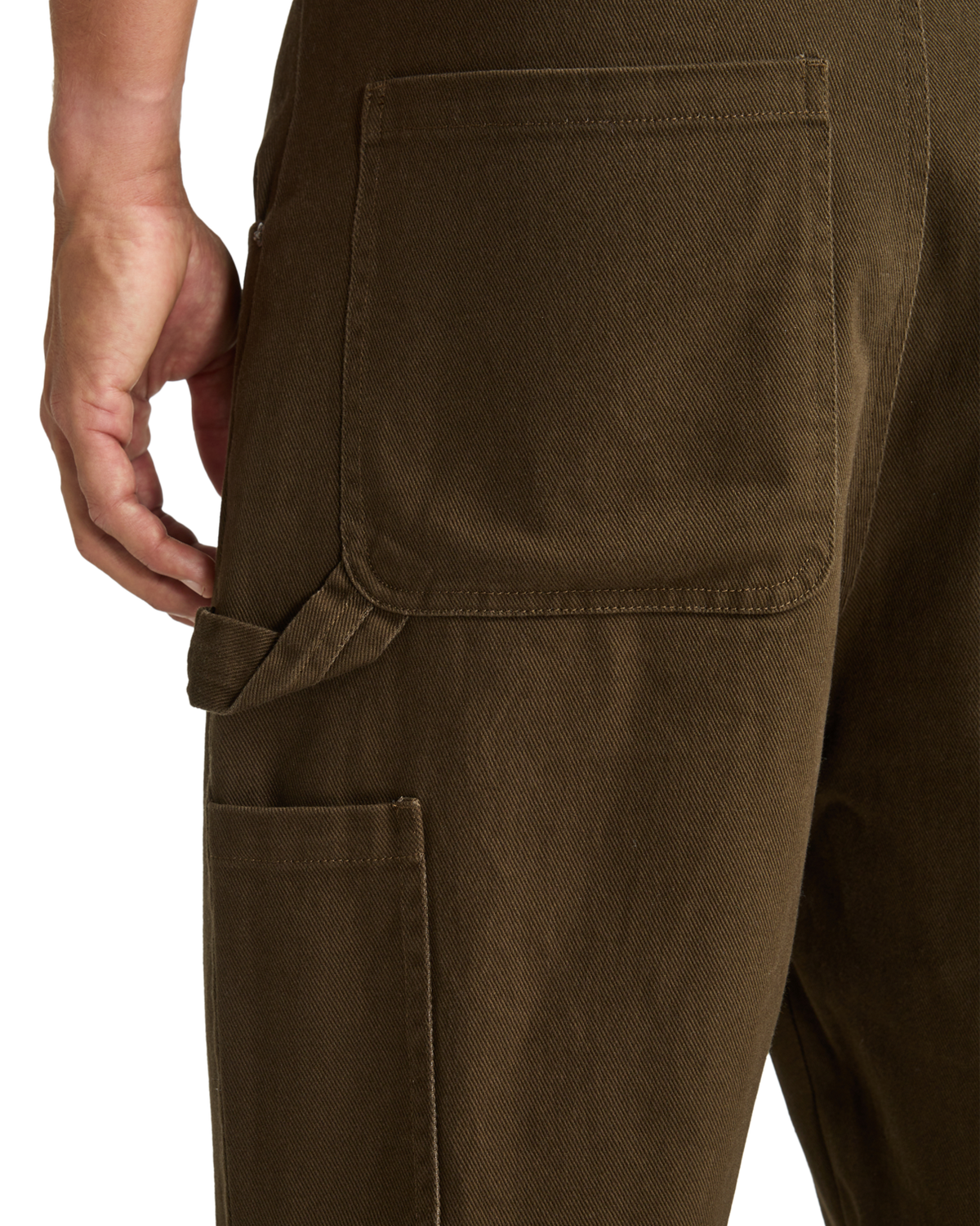 The Billabong Mens Bad Dog Workwear Trousers in Dark Cedar