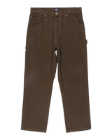 The Billabong Mens Bad Dog Workwear Trousers in Dark Cedar