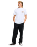 The Billabong Mens Lennox Trousers in Black