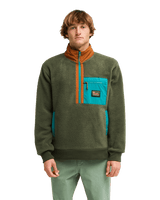 The Billabong Mens Adventure Division Boundary Shore Fleece Jacket in Caramel Cafe