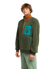 The Billabong Mens Adventure Division Boundary Shore Fleece Jacket in Caramel Cafe