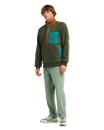 The Billabong Mens Adventure Division Boundary Shore Fleece Jacket in Caramel Cafe