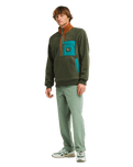 The Billabong Mens Adventure Division Boundary Shore Fleece Jacket in Caramel Cafe