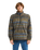 The Billabong Mens Adventure Division Boundary Mock Neck 1/2 Zip Fleece Jacket in Raven