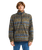 The Billabong Mens Adventure Division Boundary Mock Neck 1/2 Zip Fleece Jacket in Raven