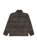 The Billabong Mens Adventure Division Boundary Mock Neck 1/2 Zip Fleece Jacket in Raven
