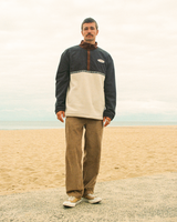 Space Lobster 1/2 Zip Fleece Jacket in Tortoise Shell