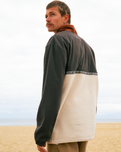 Space Lobster 1/2 Zip Fleece Jacket in Tortoise Shell