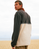 Space Lobster 1/2 Zip Fleece Jacket in Tortoise Shell