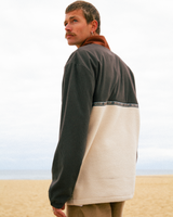 Space Lobster 1/2 Zip Fleece Jacket in Tortoise Shell