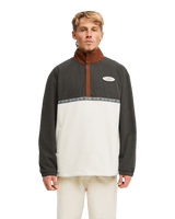 The Billabong Mens Space Lobster 1/2 Zip Fleece Jacket in Tortoise Shell