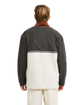 The Billabong Mens Space Lobster 1/2 Zip Fleece Jacket in Tortoise Shell