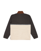 The Billabong Mens Space Lobster 1/2 Zip Fleece Jacket in Tortoise Shell
