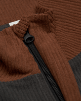 The Billabong Mens Space Lobster 1/2 Zip Fleece Jacket in Tortoise Shell
