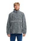 The Billabong Mens Adventure Division Tombstone 1/2 Zip Fleece Jacket in Raven