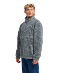 The Billabong Mens Adventure Division Tombstone 1/2 Zip Fleece Jacket in Raven
