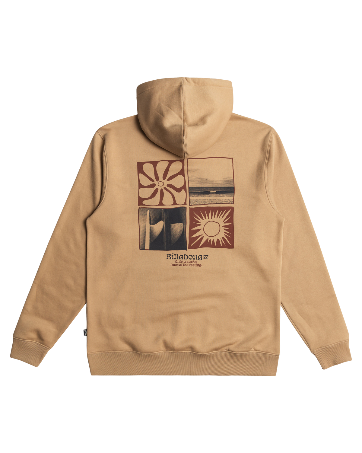 The Billabong Mens Surf Service Hoodie in Hazel