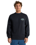 The Billabong Mens Foundation Sweatshirt in Black