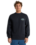 The Billabong Mens Foundation Sweatshirt in Black